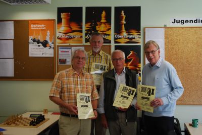 Vizemeister 2017 vlnr Gert Henkel Erwin Lehmann Klaus Hilbig Gerhard Hoelzel